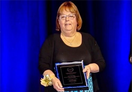  Ms. Sue Wankel has been honored as the recipient of the Administrative Assistant Award for Excellen
